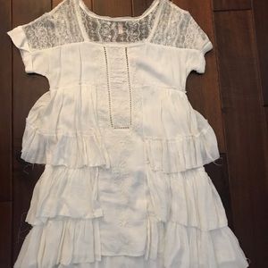 Free People White flow dress